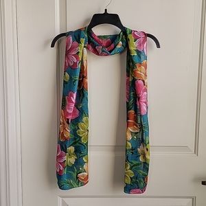 ❄️ ✅️ Colorful Flower Scarf